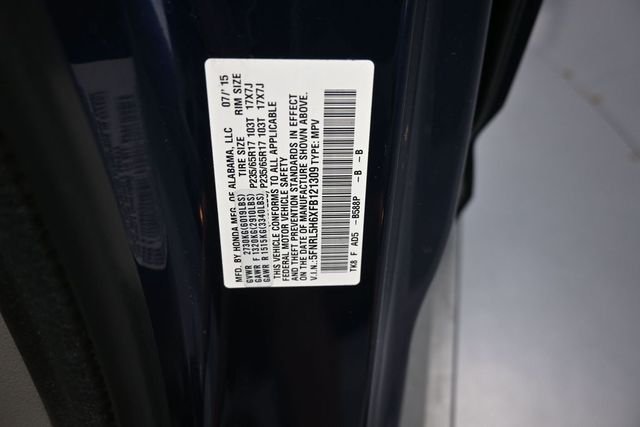 Used 2015 Obsidian Blue Pearl Honda EX-L image 19