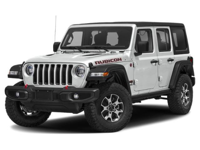 Used 2022 Bright White Clearcoat Jeep Unlimited Rubicon image 1