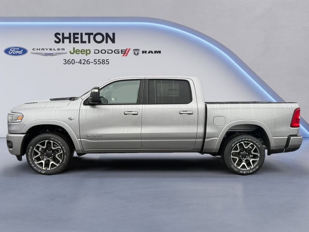 New 2026 Billet Silver Metallic Clear-Coat Exterior Paint RAM Laramie image 2