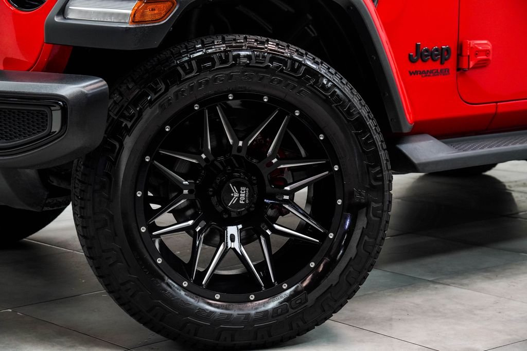 Used 2021 Red Jeep Unlimited Sahara Altitude image 5