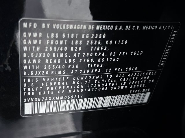 2021 Tiguan 2.0T SE R-Line Black Black · photo 30