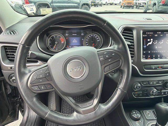 Used 2021 Granite Crystal Metallic Clearcoat Jeep Trailhawk image 21