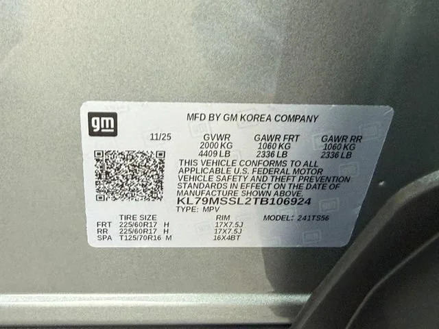 New 2026 Sterling Gray Metallic Chevrolet ACTIV image 20