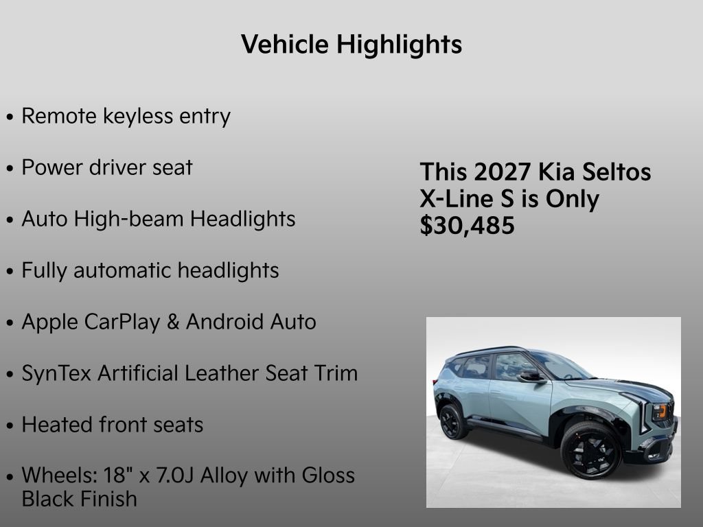 New 2027 Iceberg Green Kia X-Line S image 33
