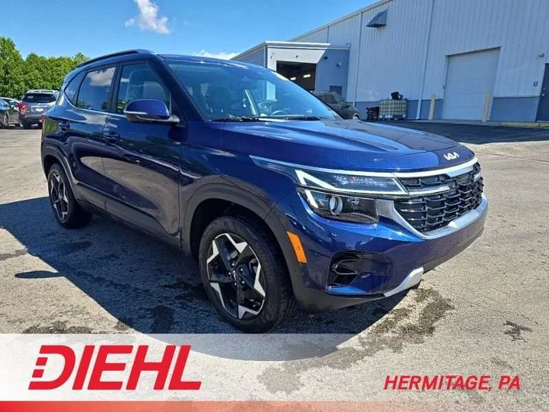 Used 2024 Blue Kia EX image 1