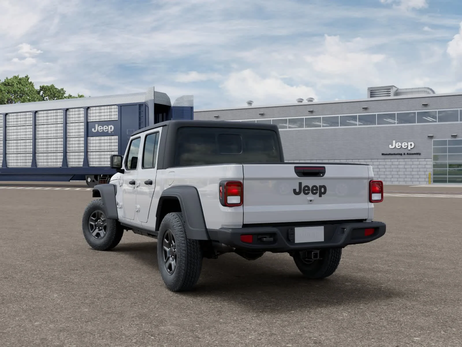New 2025 Bright White Clearcoat Jeep Sport image 3