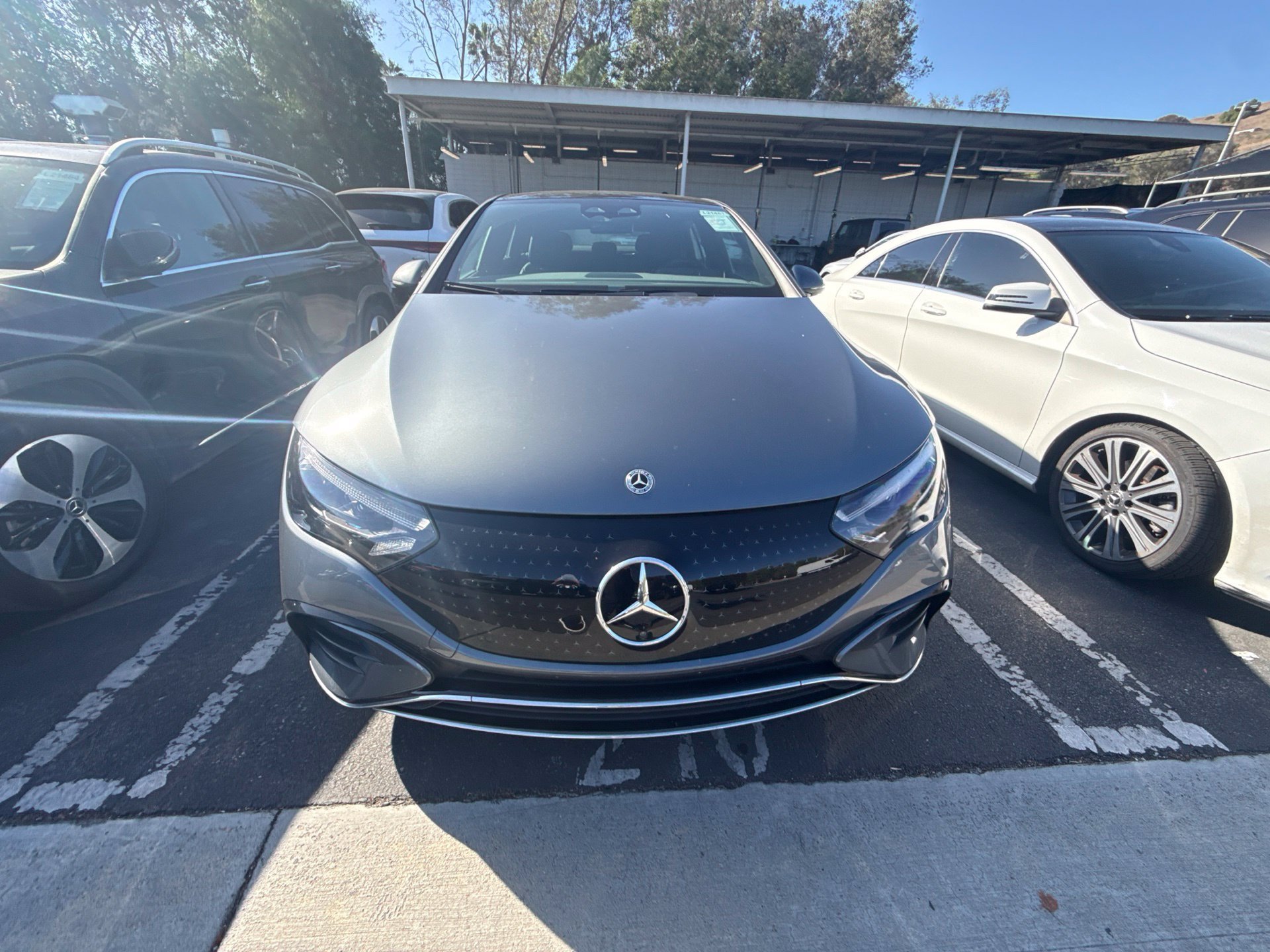 Certified Used 2024 Gray Mercedes-Benz 350 Sedan image 2