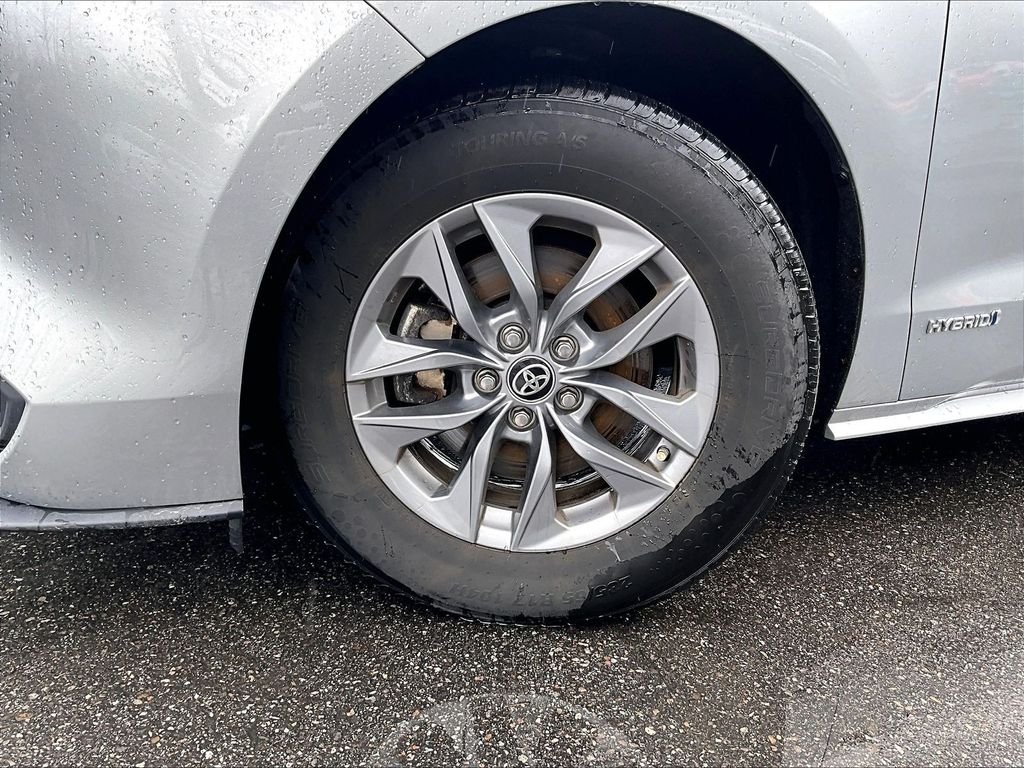 Used 2021 Celestial Silver Metallic Toyota LE image 4