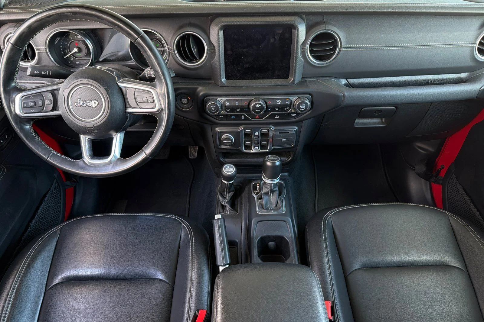 Used 2022 Red Jeep Unlimited Sahara 4xe image 15