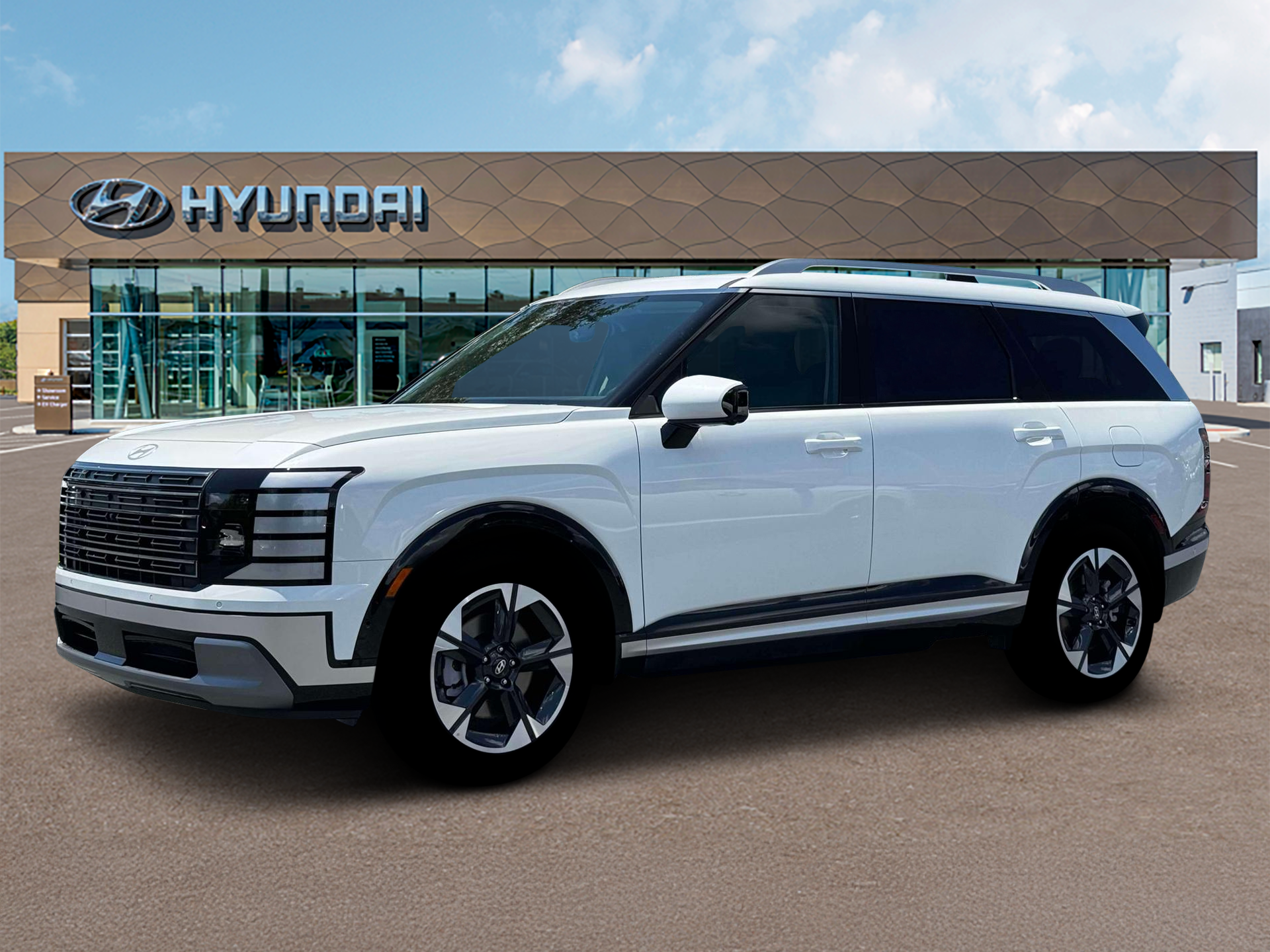 New 2026 Creamy White Pearl Hyundai Limited AWD image 2