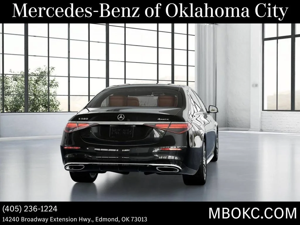 New 2026 Obsidian Black Metallic Mercedes-Benz S 580 image 25