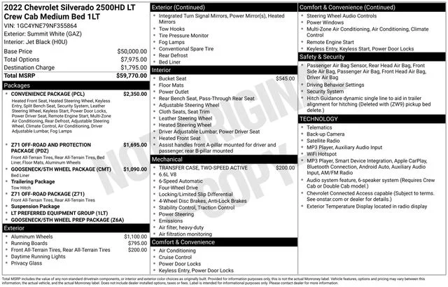 Used 2022 White Chevrolet LT image 7