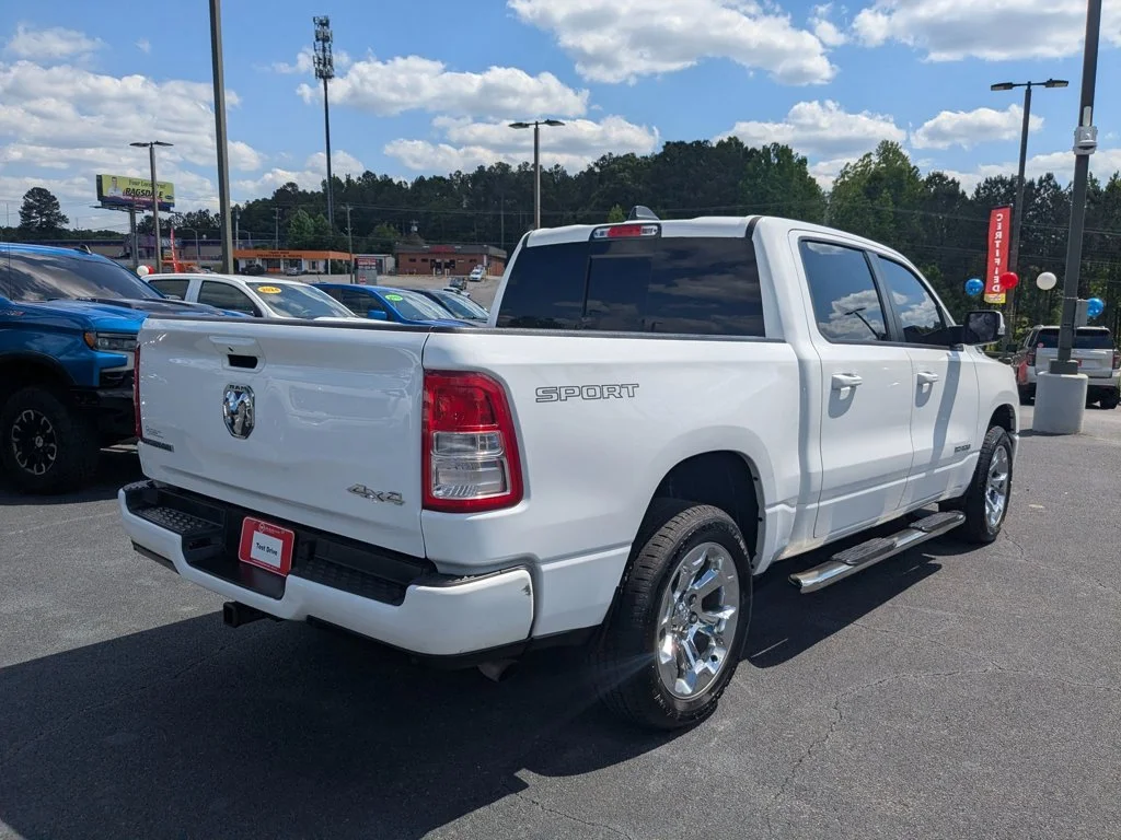 Used 2022 Bright White Clearcoat Ram Big Horn image 5