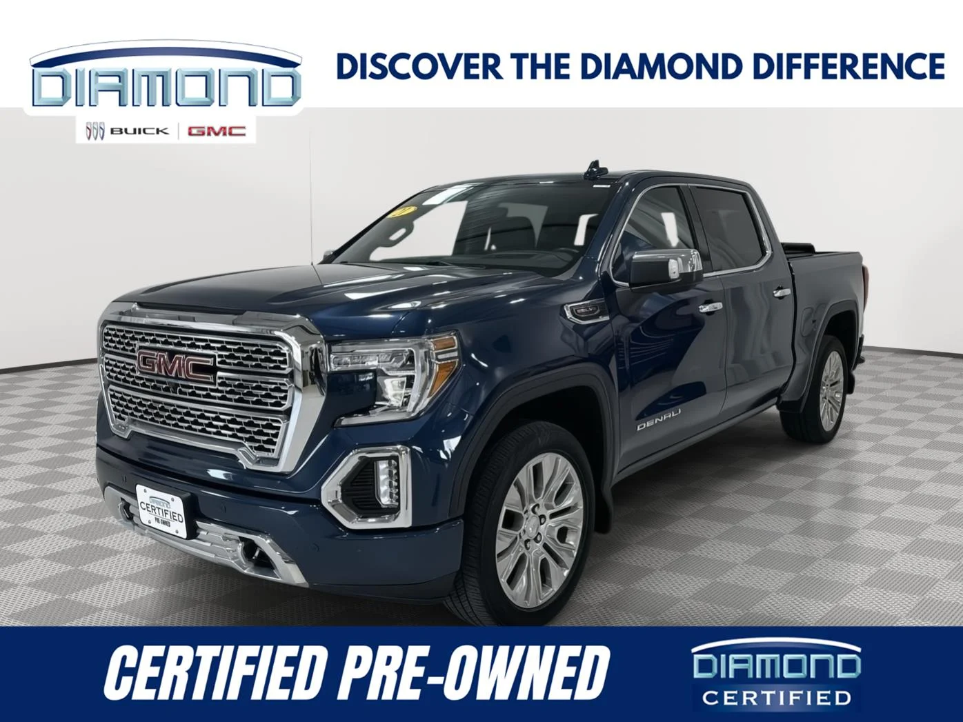 Used 2021 Pacific Blue Metallic GMC Denali image 1