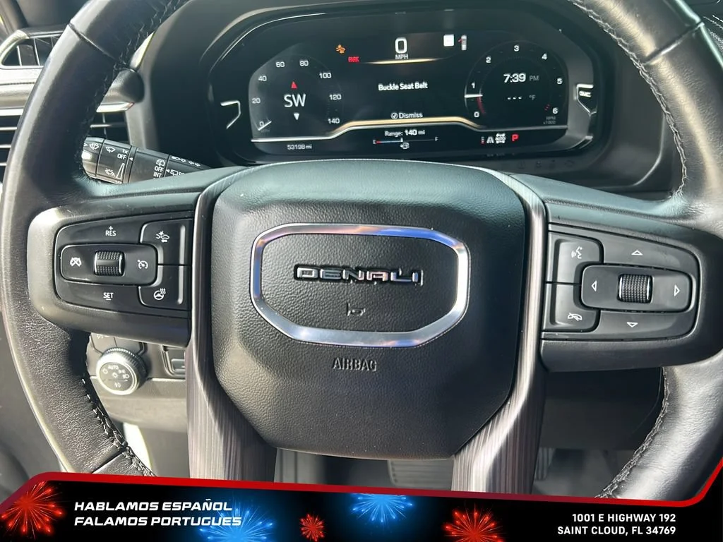 Used 2023 White Frost Tricoat GMC Denali Ultimate image 18