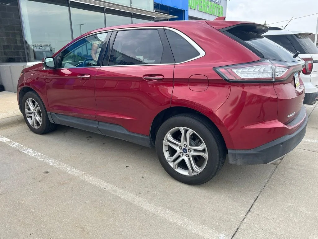 Used 2017 Red Ford Titanium image 5