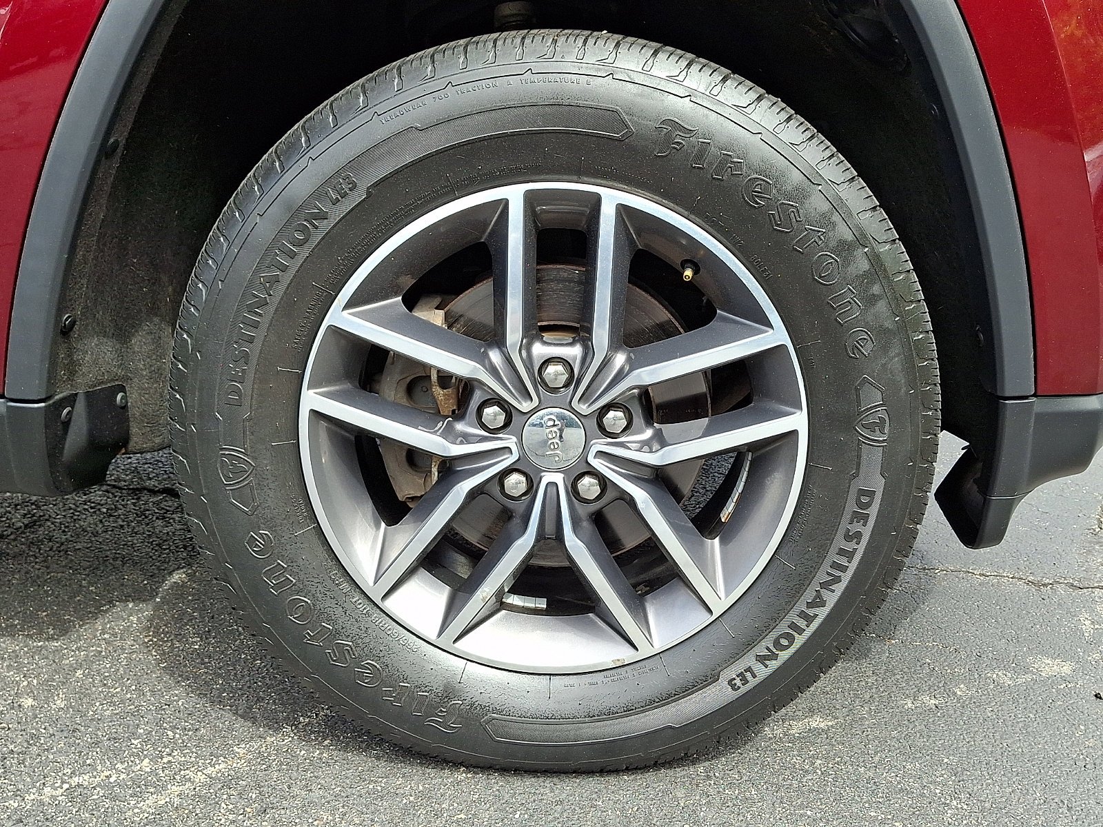 Certified Used 2017 Velvet Red Pearlcoat Jeep Limited image 8