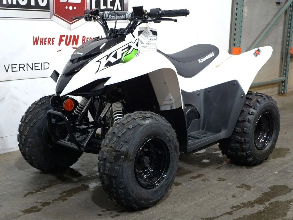 New 2026 BRITE WHITE Kawasaki 90 image 3