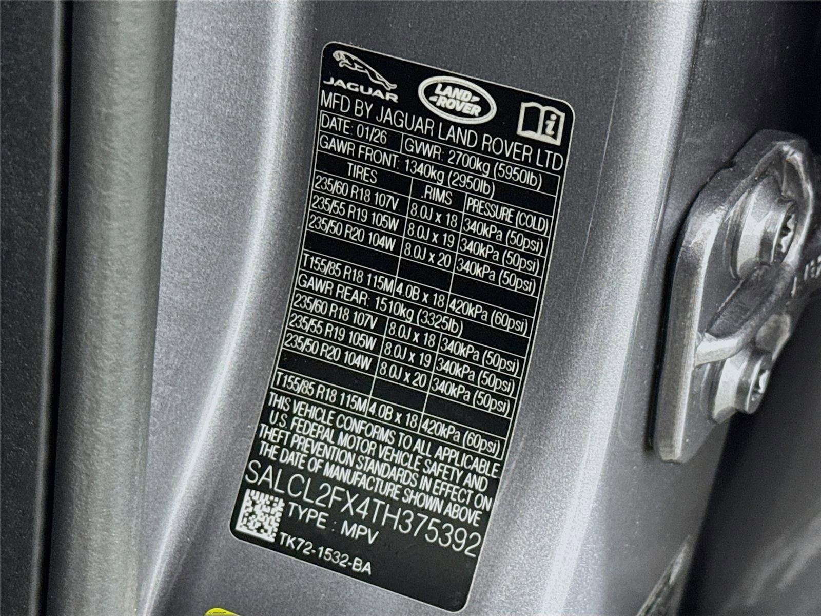 Used 2026 Gray Land Rover Landmark image 34