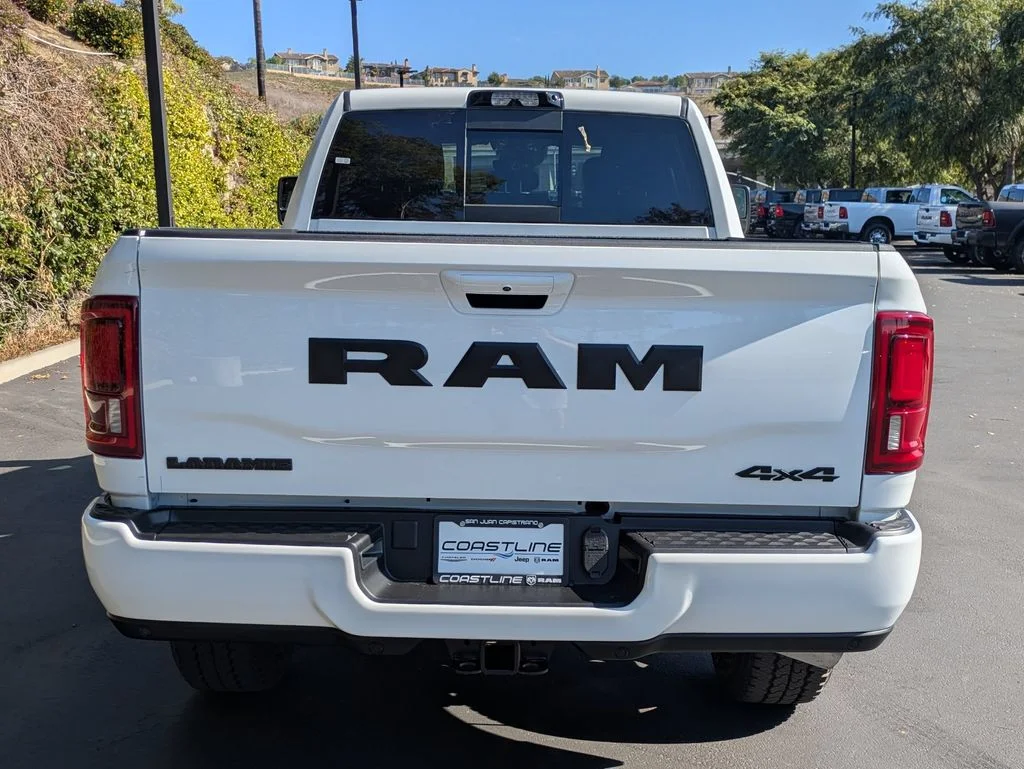New 2026 Bright White Clear-Coat Exterior Paint RAM Laramie image 3