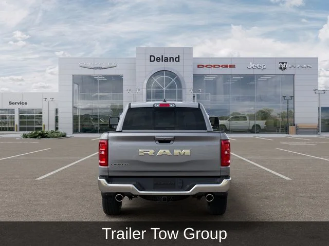 New 2026 Billet Silver Metallic Clear-Coat Exterior Paint RAM Laramie image 8