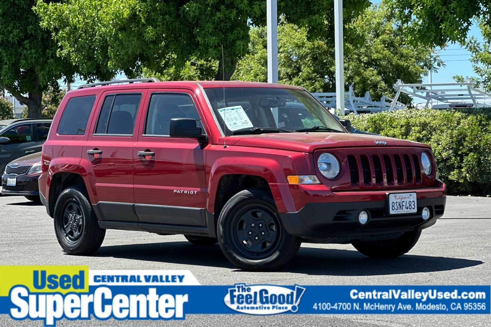 Used 2016 Deep Cherry Red Crystal Pearlcoat Jeep Sport image 1