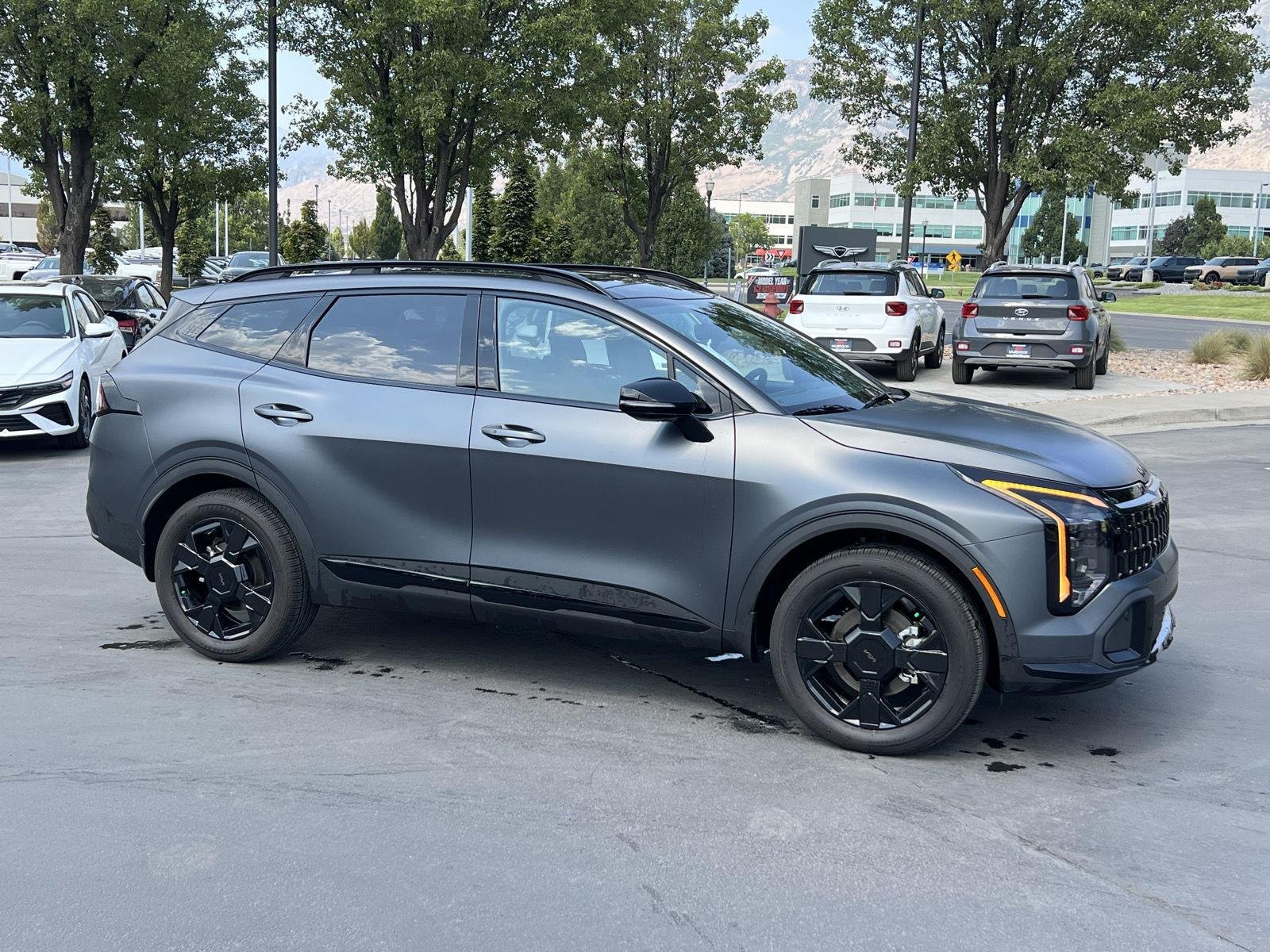 Used 2026 Shadow Matte Gray Kia X-Line image 5