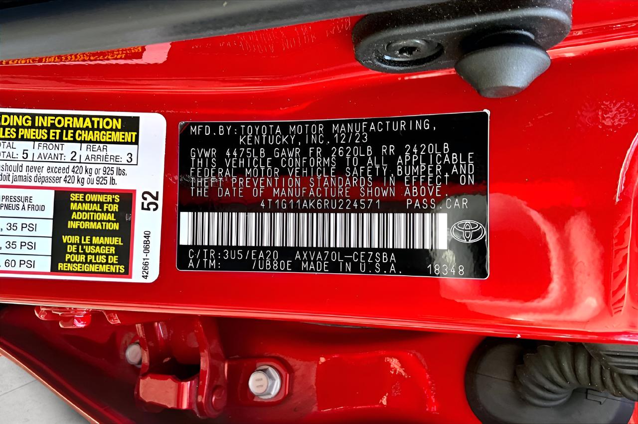 Used 2024 Red Toyota SE image 31