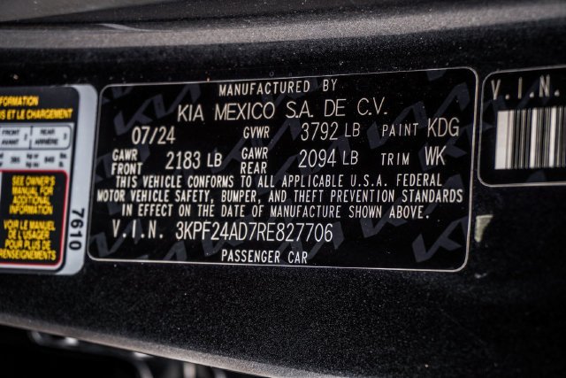 Used 2024 Gray Kia LXS image 12