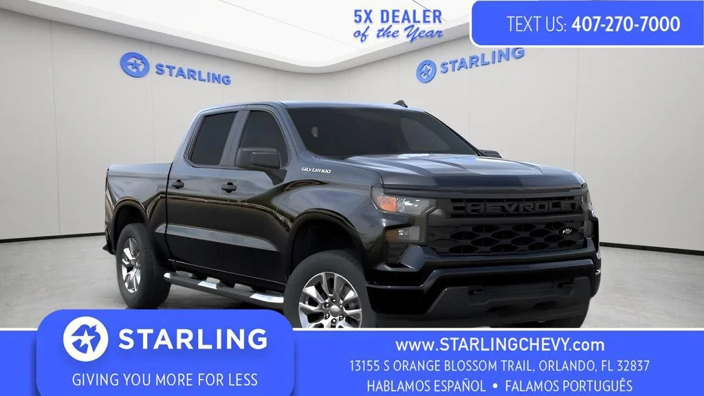 New 2026 Black Chevrolet Custom image 1