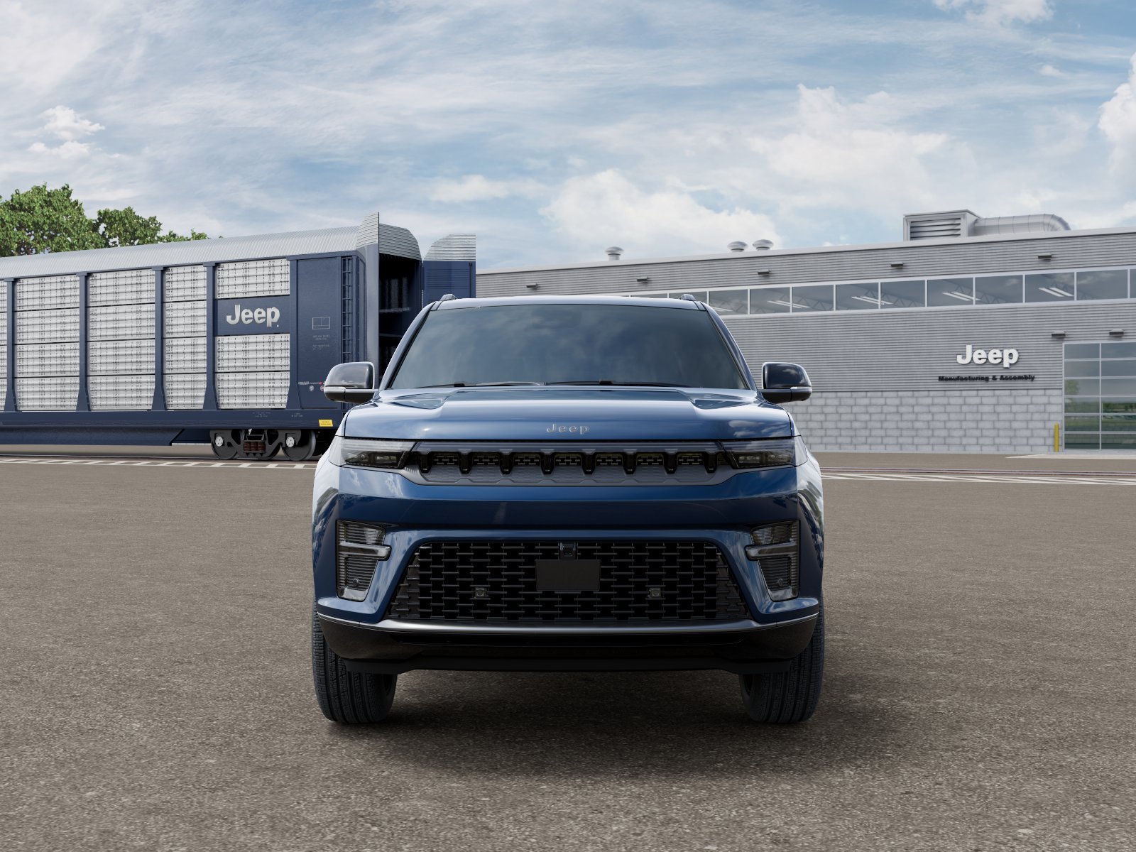 New 2026 Fathom Blue Pearl-Coat Exterior Paint (Late Availability) Jeep Grand Wagoneer image 6