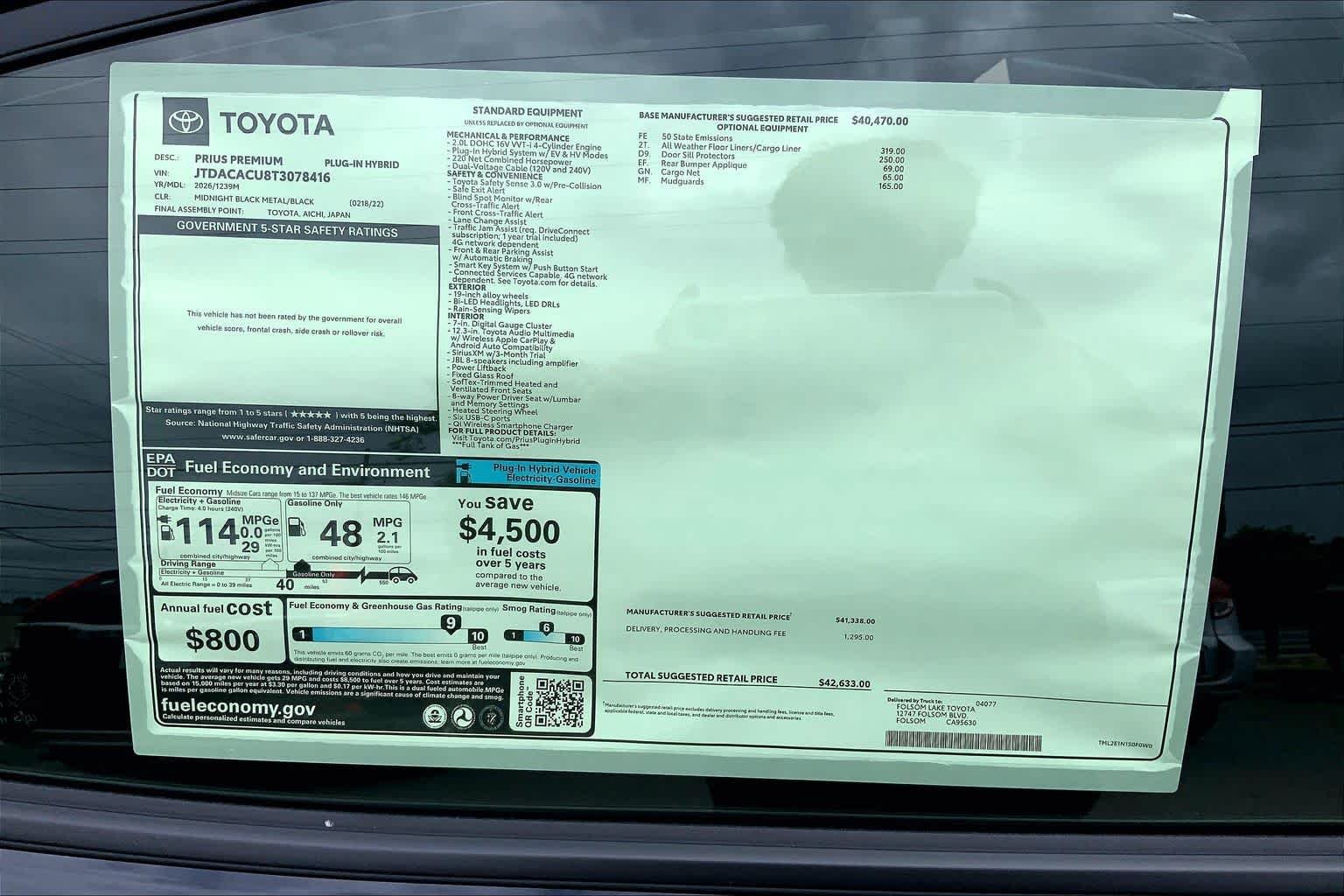 New 2026 Midnight Black Metallic Toyota XSE Premium image 20