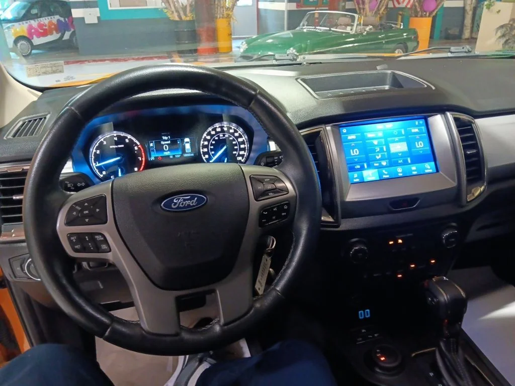 Used 2021 Orange Metallic Ford XLT image 5