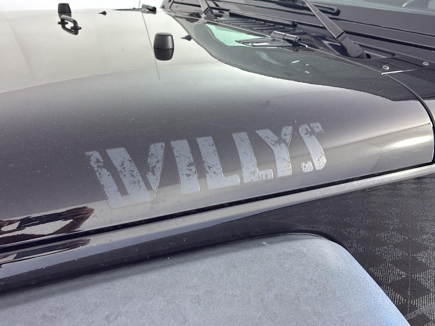 Used 2015 Black Clearcoat Jeep Willys Wheeler image 10