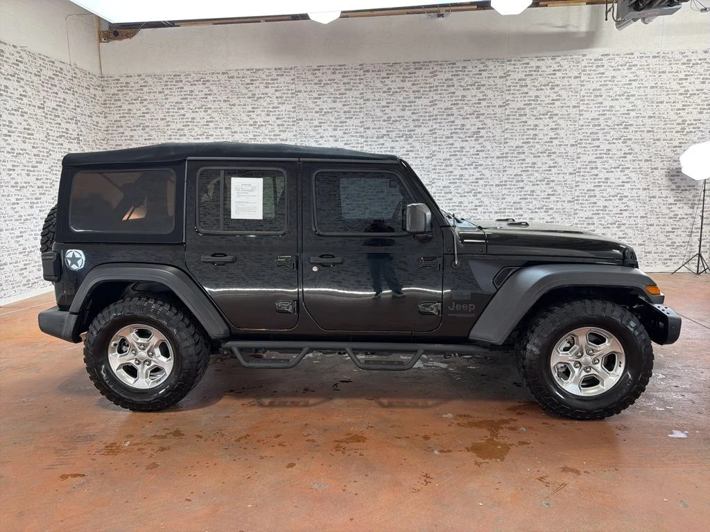 Used 2021 Black Jeep Unlimited Sport image 8