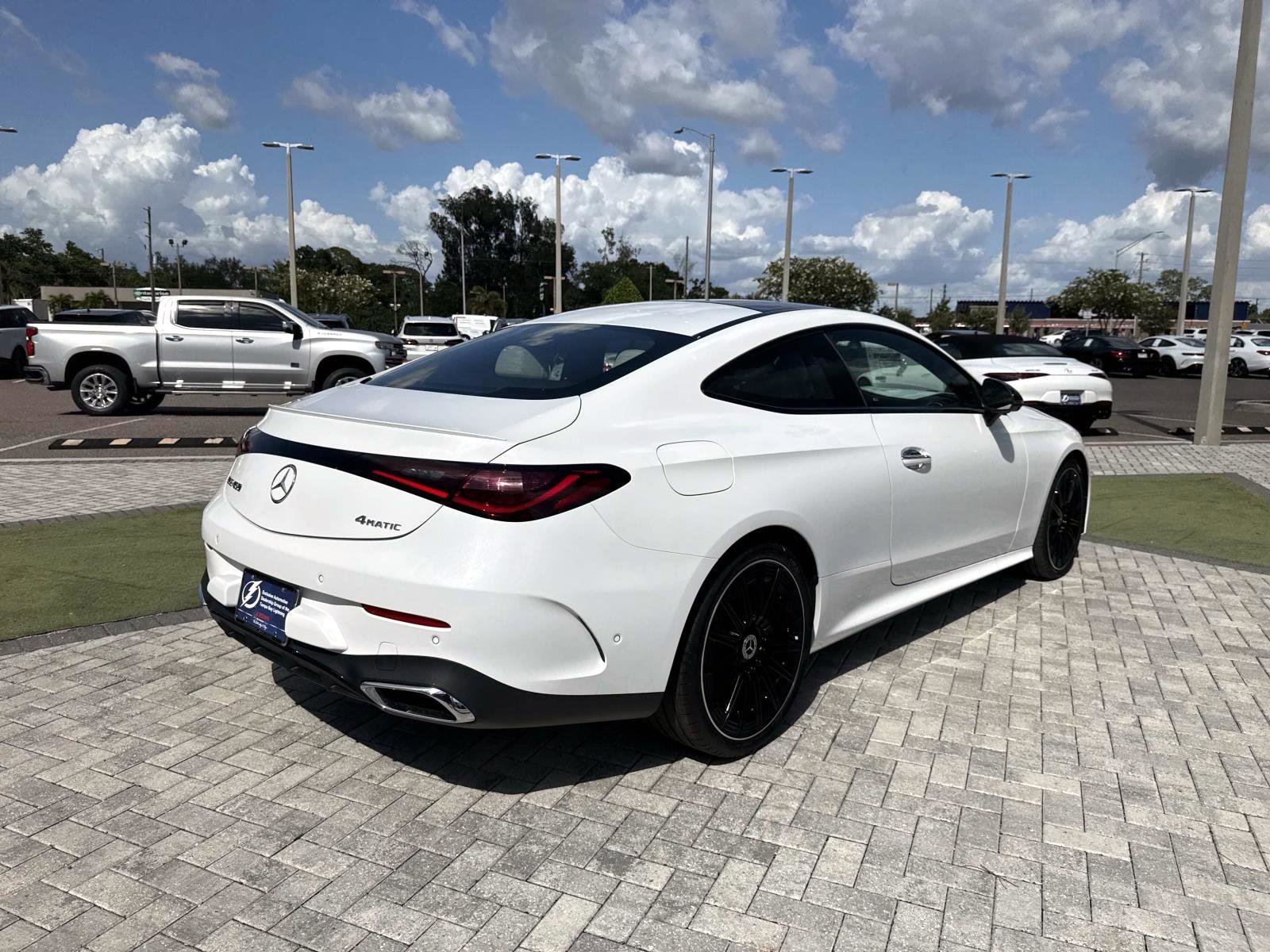 New 2026 Moonlight White Mercedes-Benz 450 4MATIC® Coupe image 5