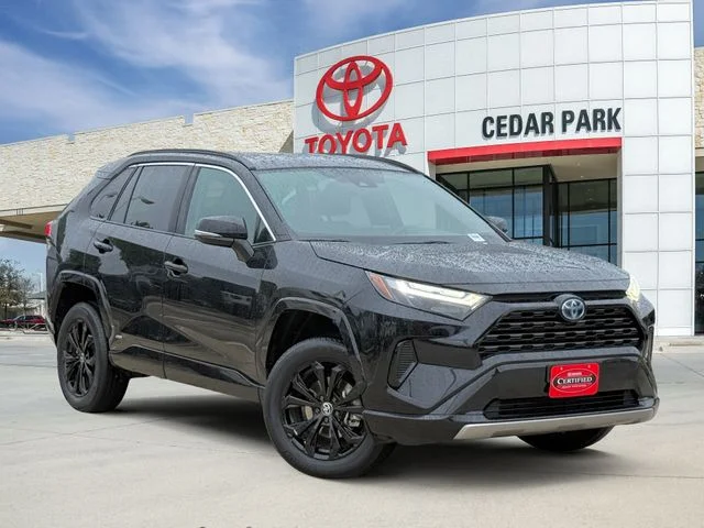 Used 2022 Black Toyota SE image 1