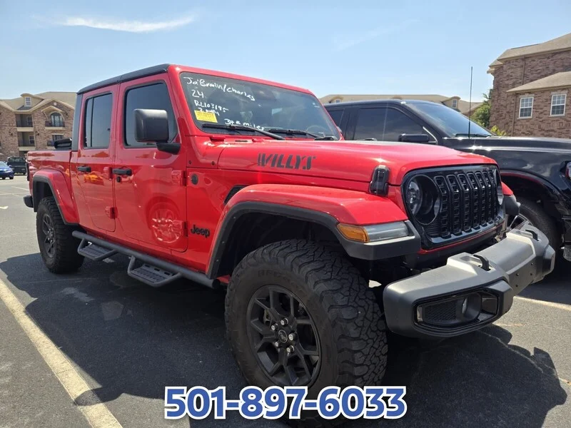 Used 2024 Firecracker Red Clearcoat JEEP WILLYS image 7
