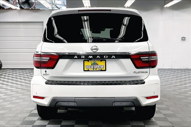 Used 2021 Aspen White Tricoat Nissan Platinum image 5