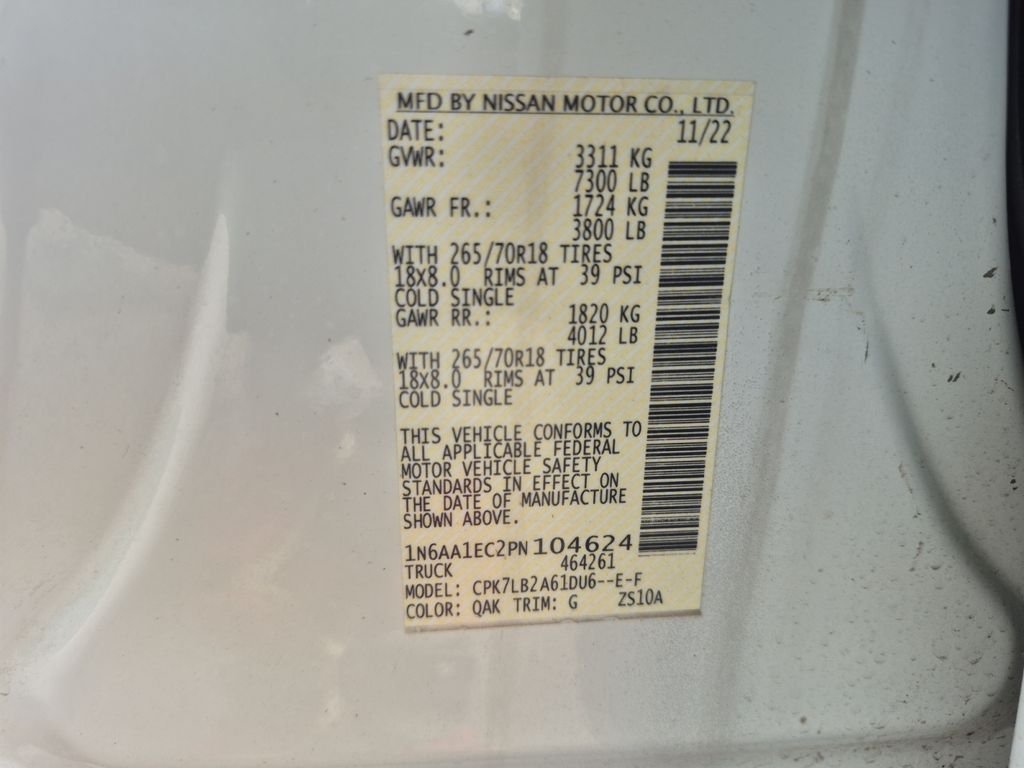 2023 Nissan Titan SV - Photo 25