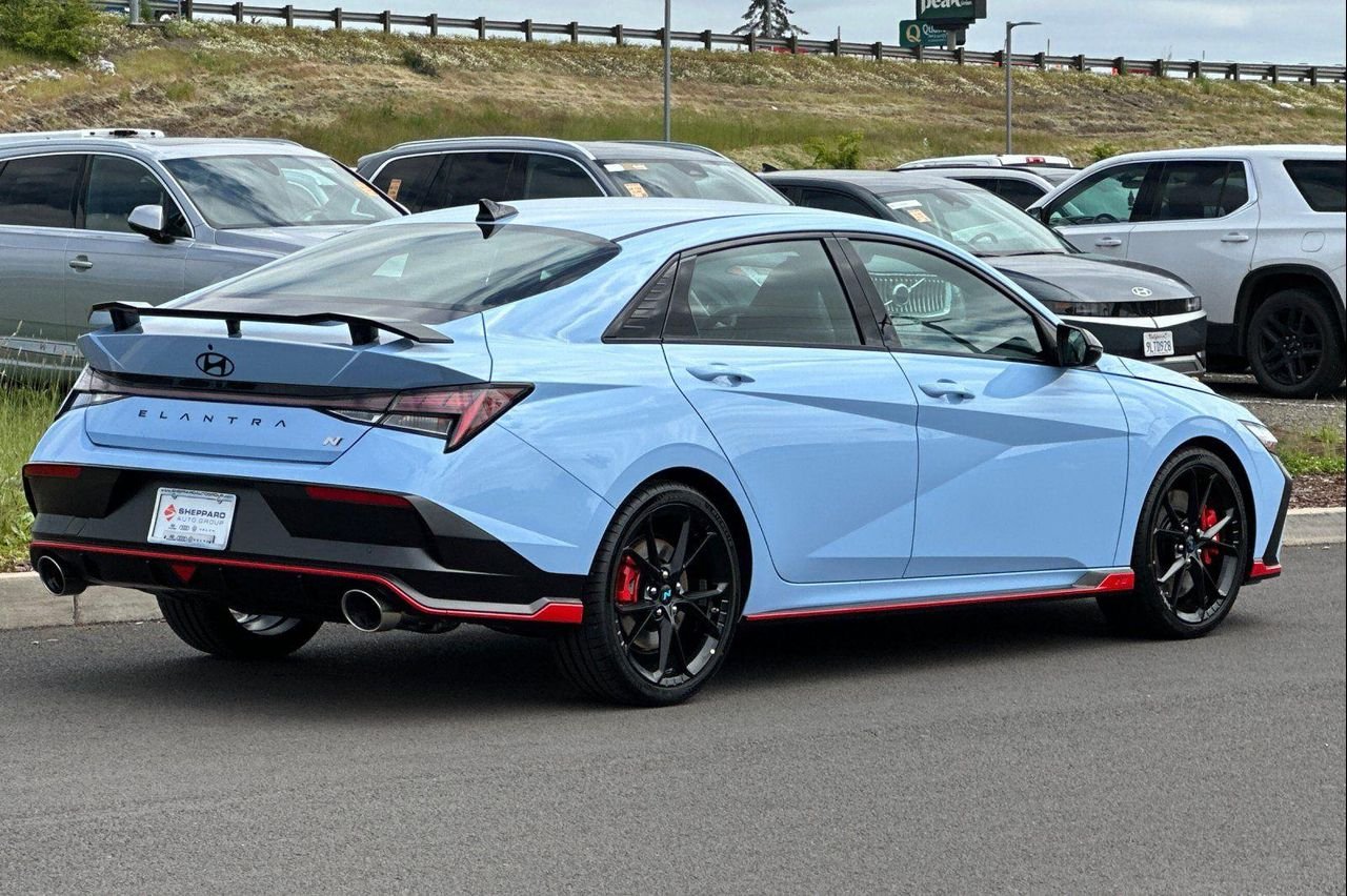New 2026 Blue Hyundai Sedan image 3