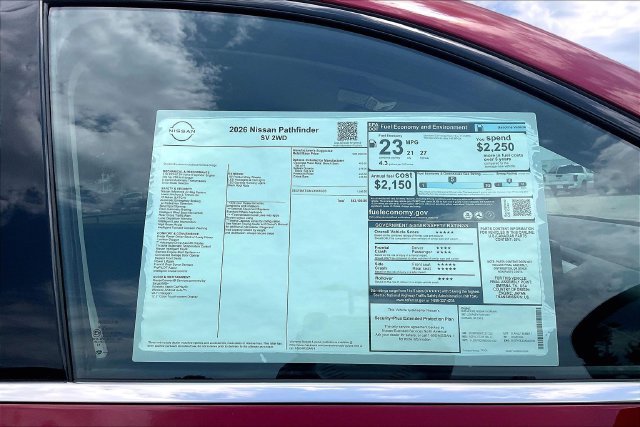 New 2026 Scarlet Ember Tintcoat Nissan SV image 13
