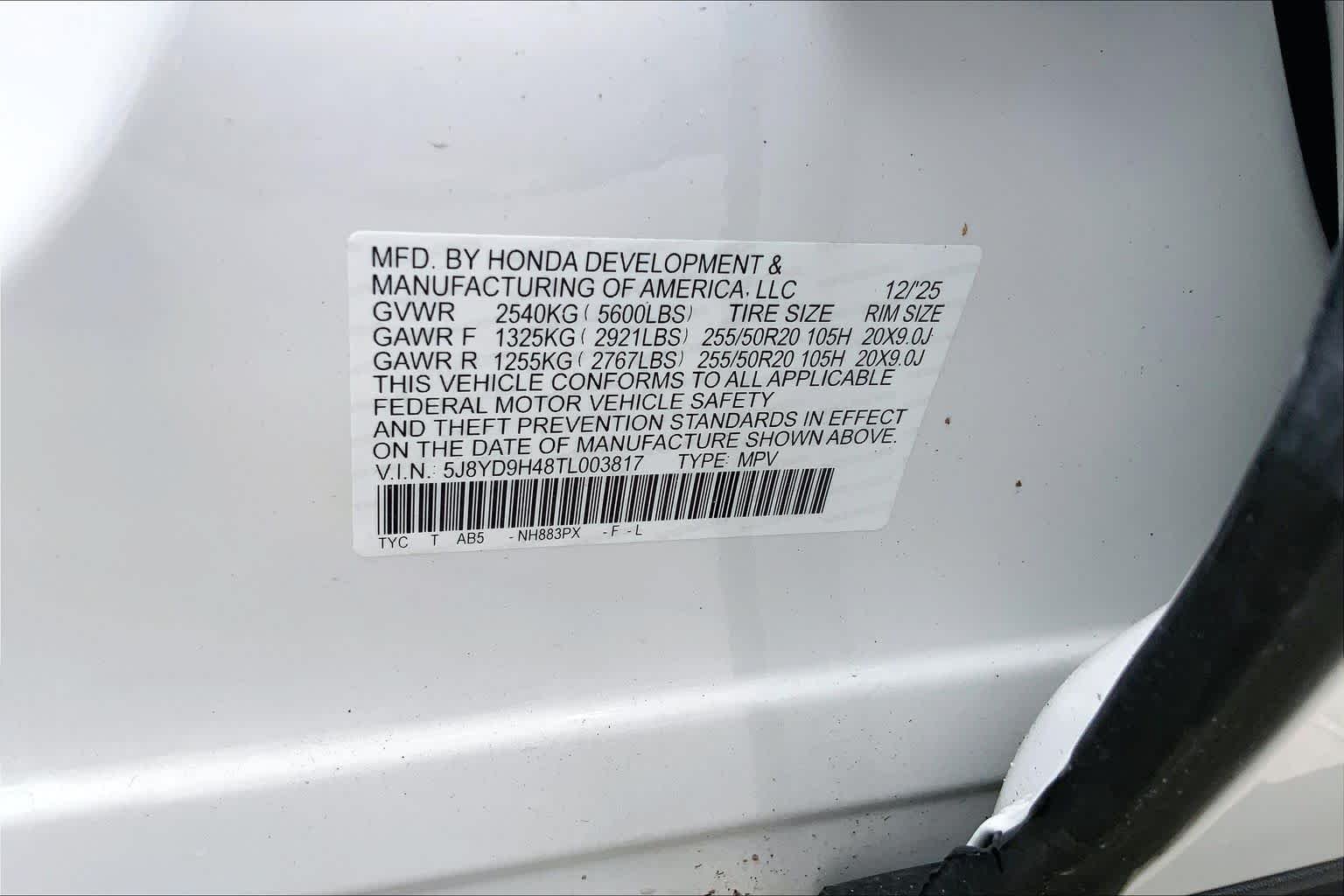 Used 2026 Platinum White Pearl Acura w/Technology Package image 35