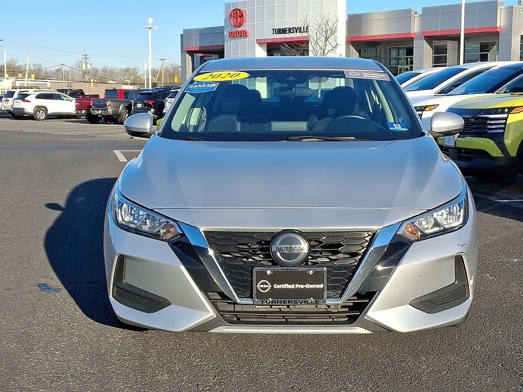 Certified 2020 Nissan Sentra SV with VIN 3N1AB8CV1LY286636 for sale in Washington Township, NJ