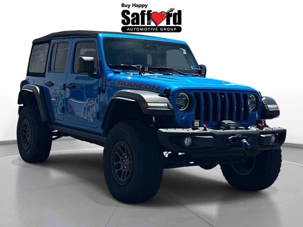 Used 2022 Blue Jeep Unlimited Rubicon image 9