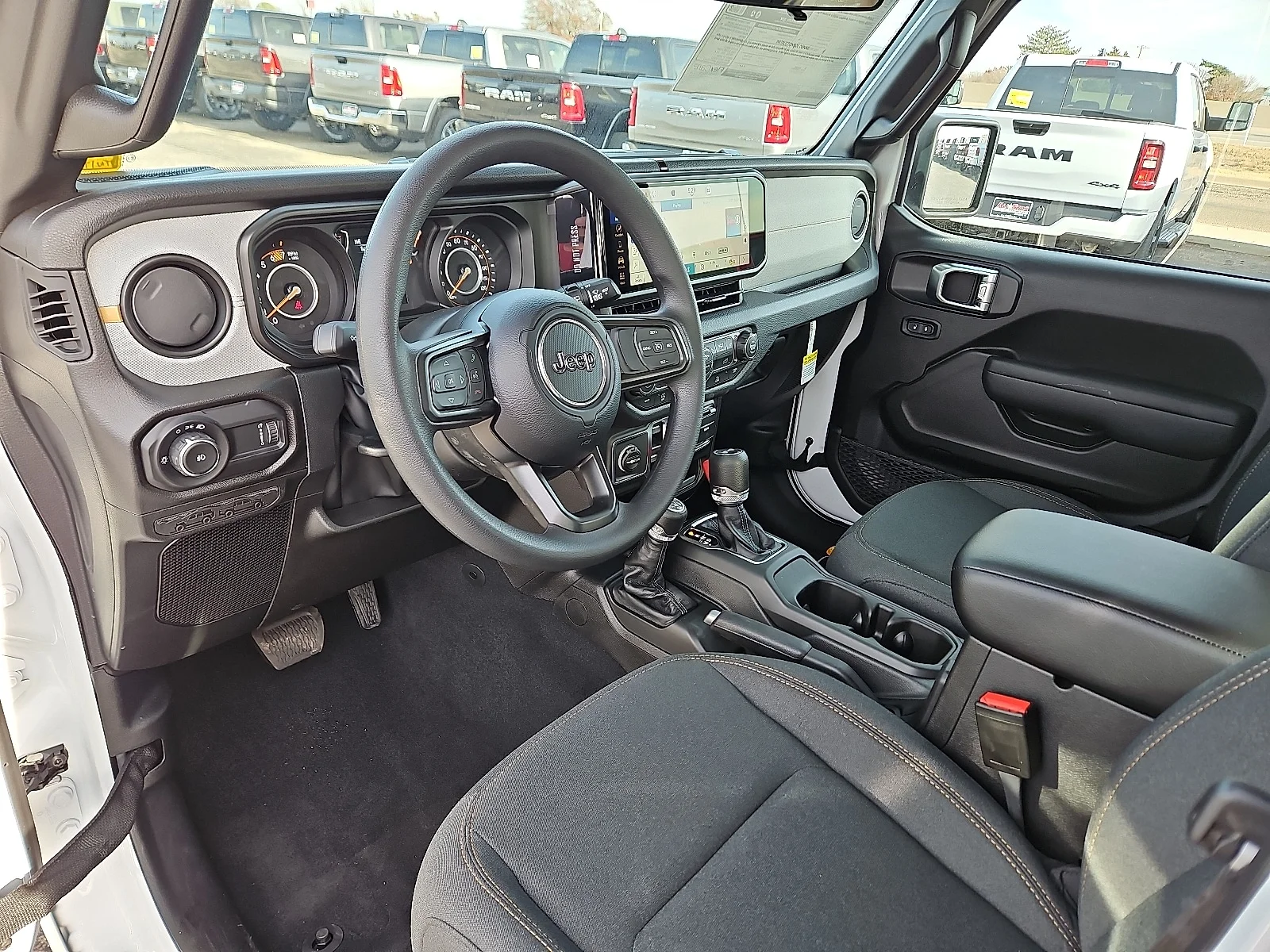 New 2026 Bright White Jeep 4-DOOR SPORT image 9
