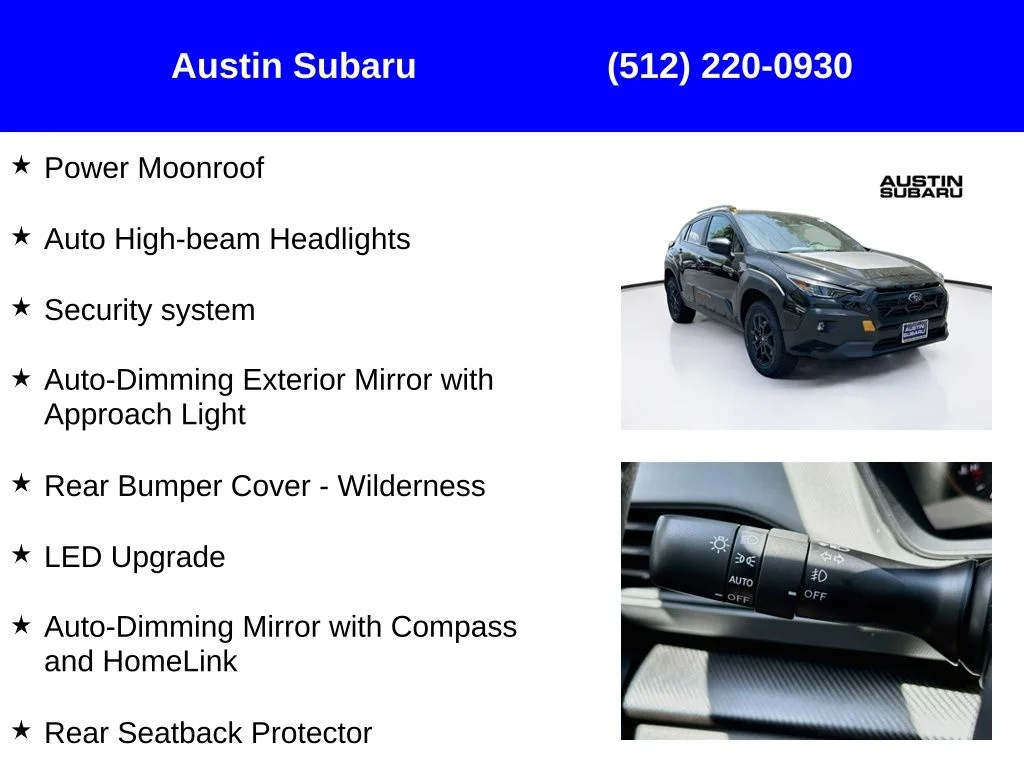New 2026 Black Subaru Wilderness image 25
