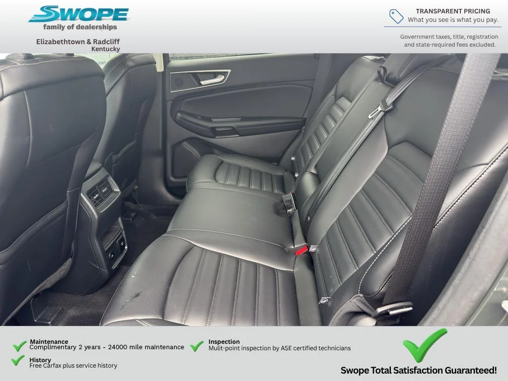 Used 2024 Forged Green Metallic Ford SEL image 13