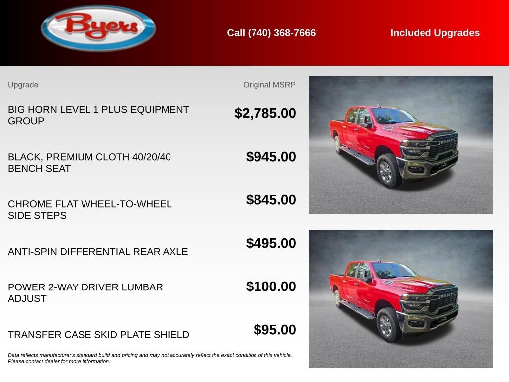 Used 2026 Flame Red Clearcoat Ram Big Horn image 5