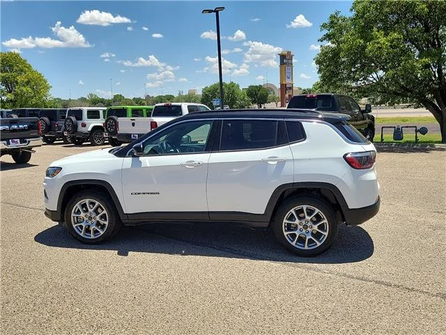Used 2025 Bright White Clearcoat Jeep Limited 4x4 image 2